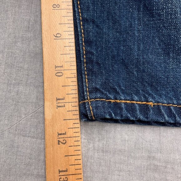 Levis 569 Shorts Men 36W x 11.5L Blue Cotton Denim Classic Jean 90s VTG - Picture 7 of 11